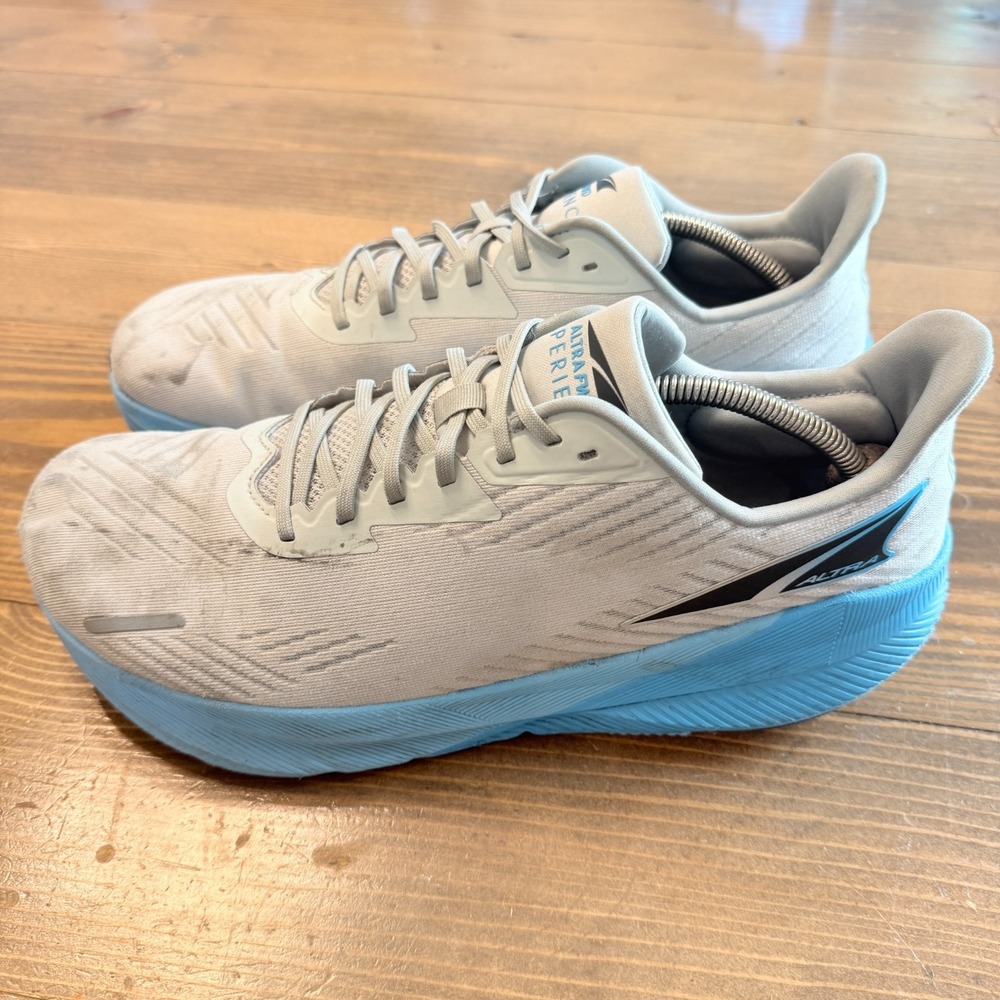 Altra FWD Experience Men's Running Shoes Size 12.5 Gray Blue ALOA82C8242
